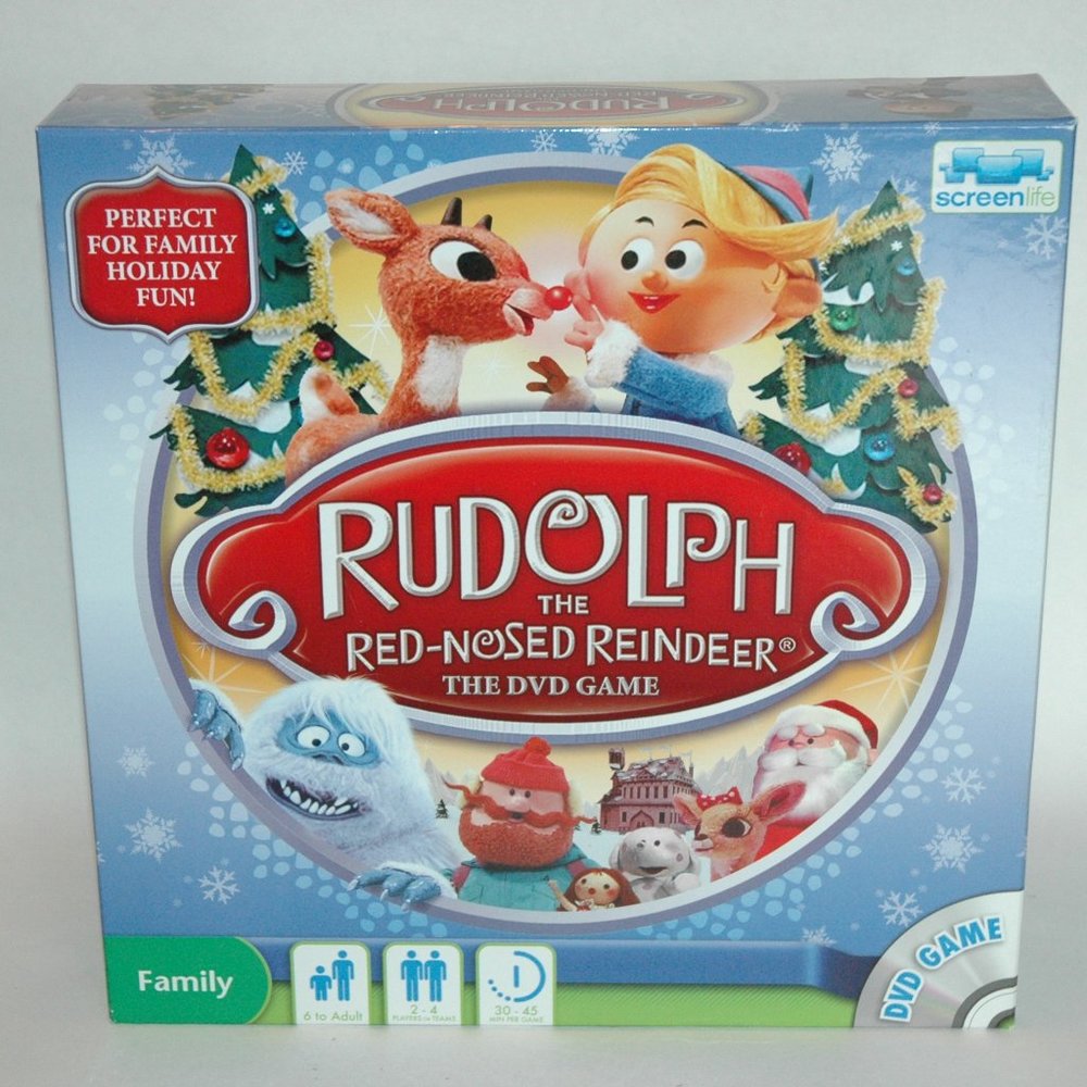 SCREENLIFE Rudolph The Red Nosed Reindeer The DVD Kids Family Game Ages 6-Adult